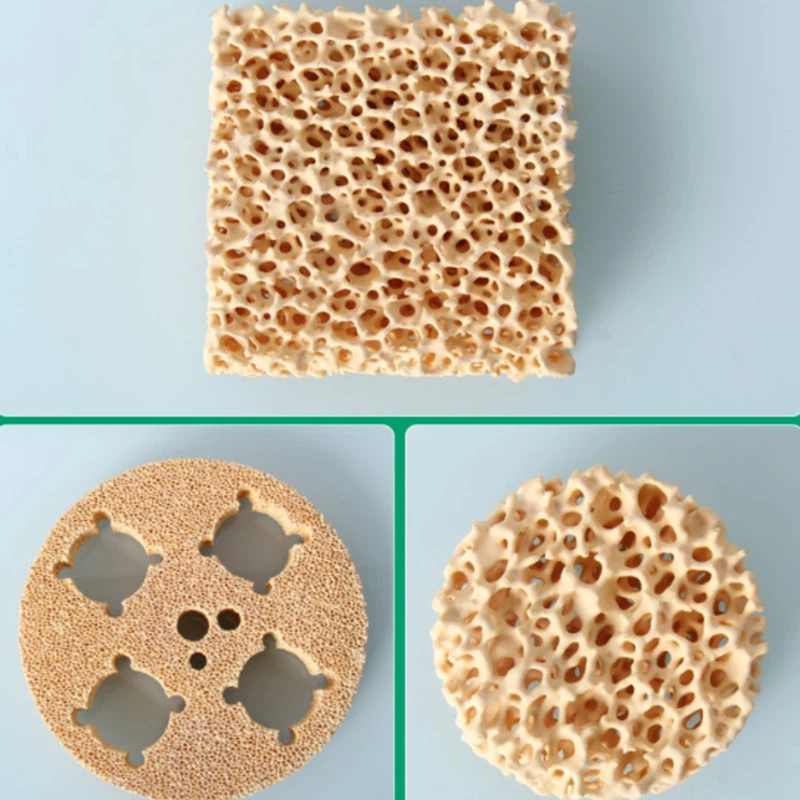 Yellow Zirconia Ceramic Foam Filter